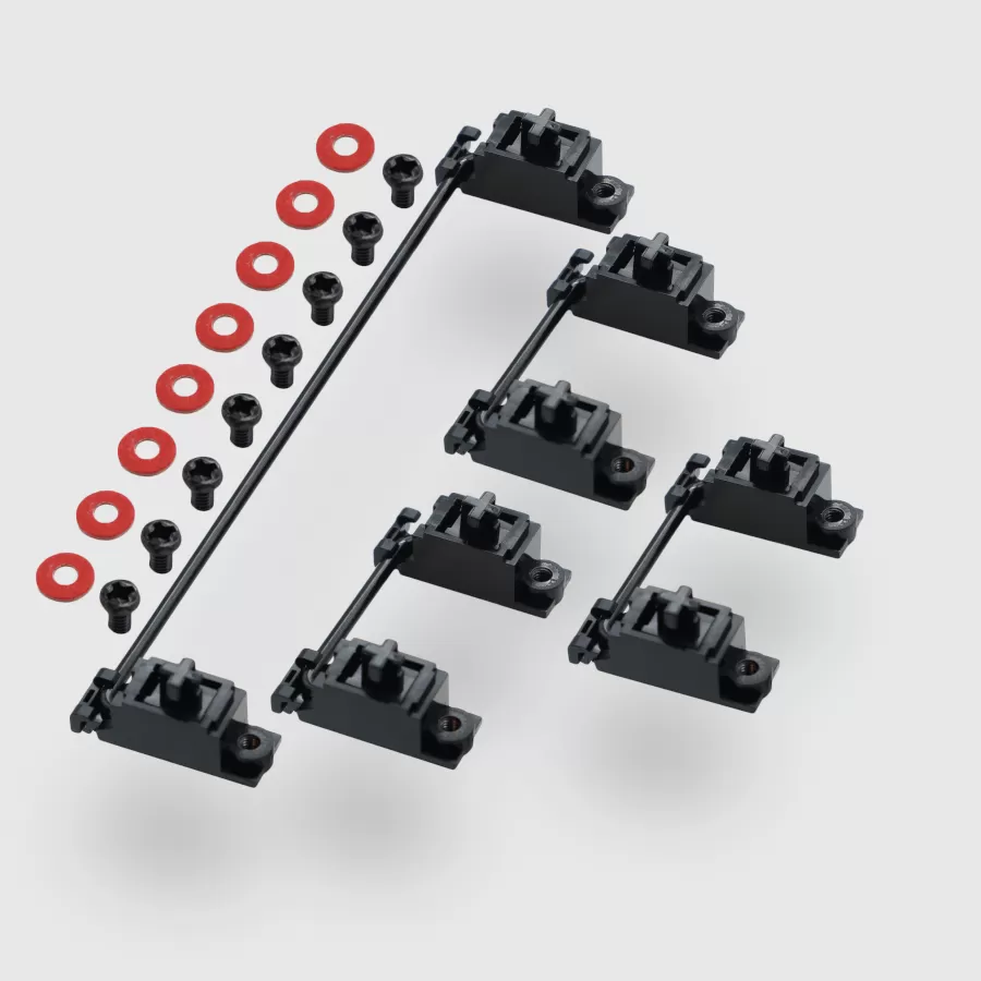 Black Durock Screw-in Stabilisers 6.25u 3x2u kit