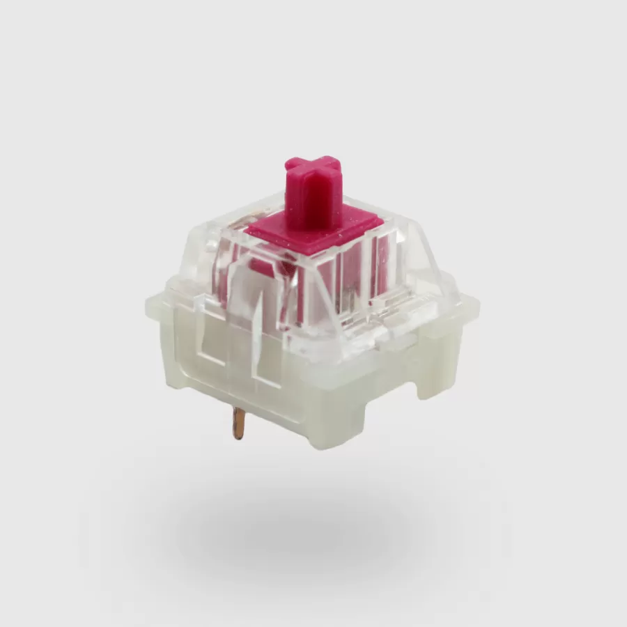 mechanical keyboard switch called ktt wine red