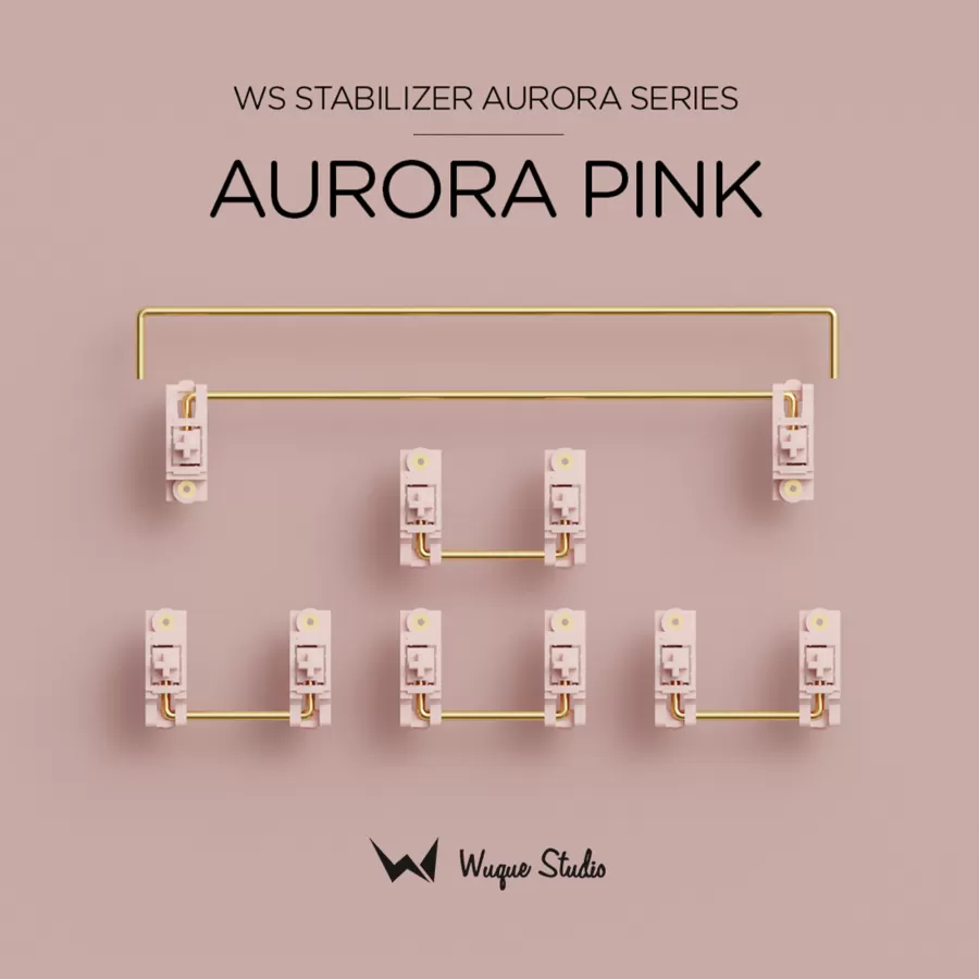 WS Stabilisers Aurora Series Pink 4x2u kit